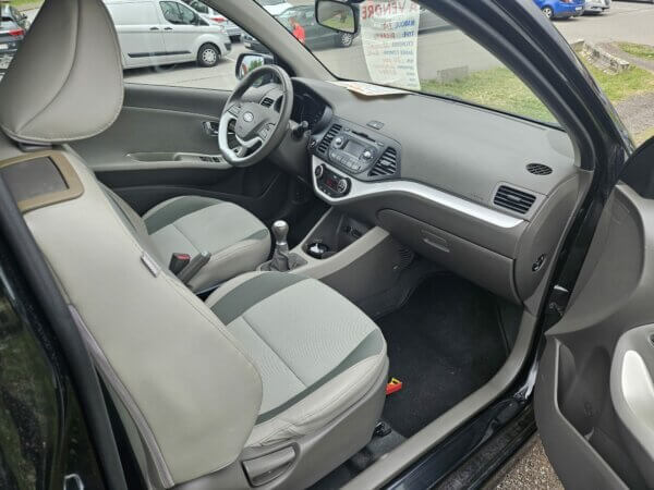 KIA Picanto 1.2i 2012 #CUIR #AIRCO #KEYLESS #1 AN DE GARANTIE – Image 8