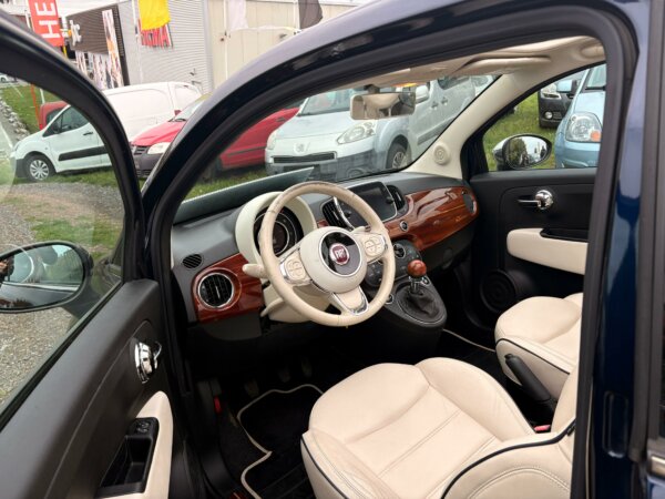 Fiat 500C RIVA 1.2i 2016 #CABRIOLET #ÉCRAN #AIRCO #1 AN DE GARANTIE – Image 7