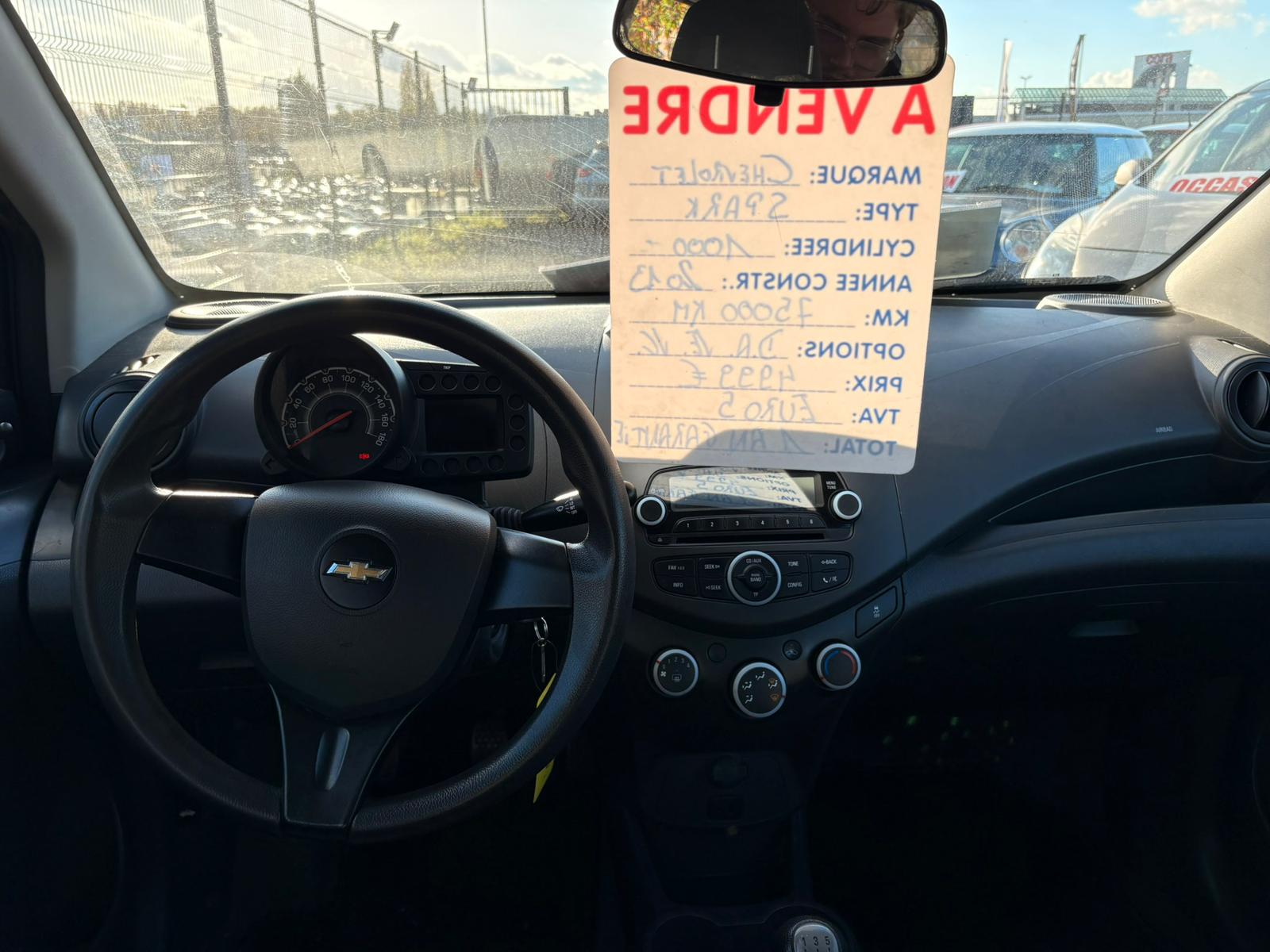 Chevrolet Spark 1.0i 2013 #EURO 5 #75.000KM #1 AN DE GARANTIE – Image 8